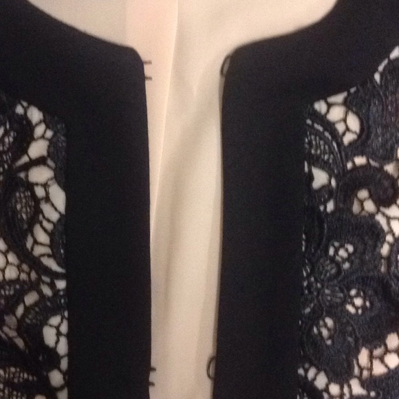 NWT Boston Proper cropped lace jacket sz 4 - Picture 4 of 5